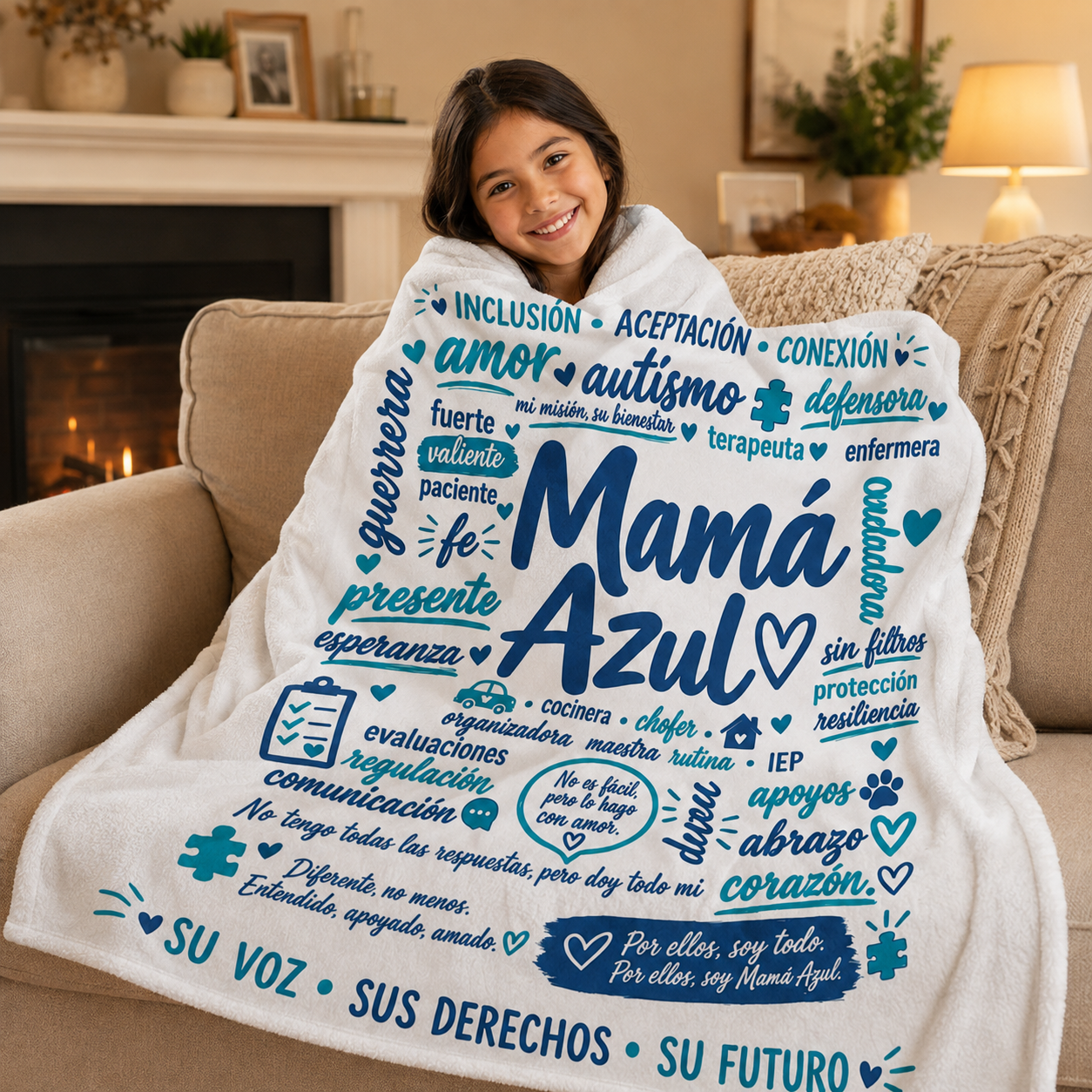 Cobija Mamá Azul