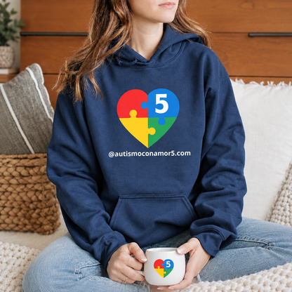 Sudadera con Capucha Unisex Autismo con Amor 5