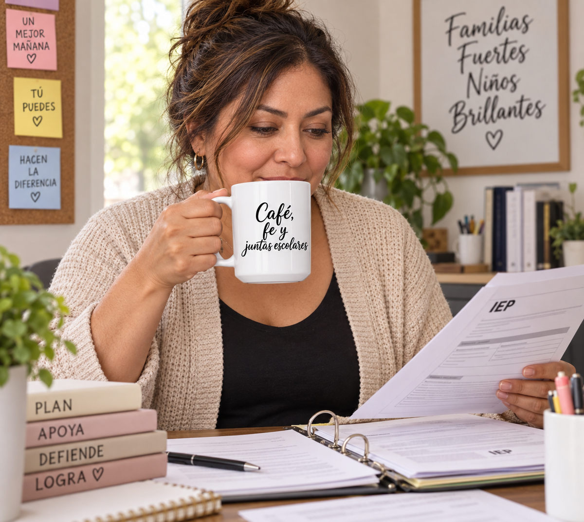 Café, fe y juntas escolares