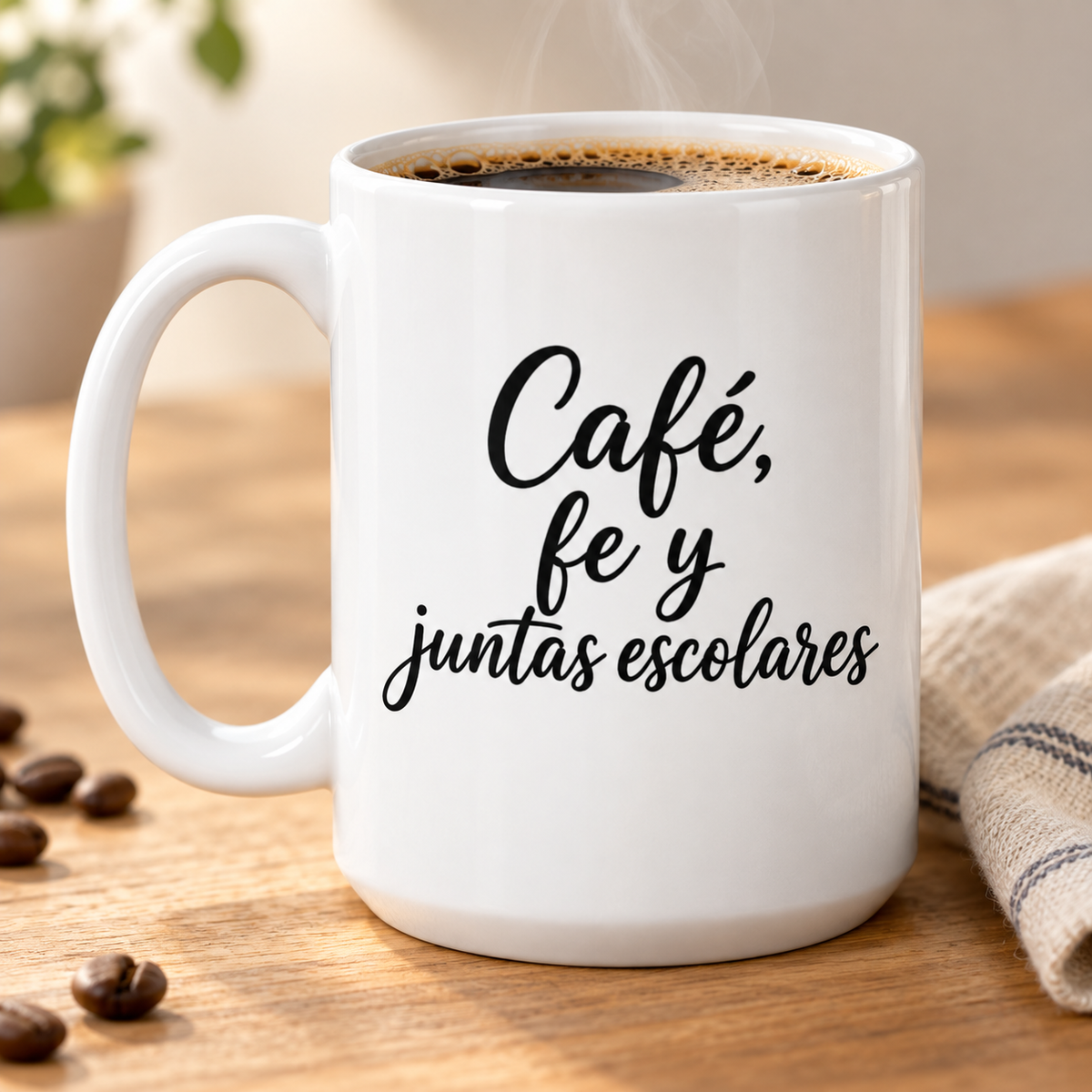 Café, fe y juntas escolares
