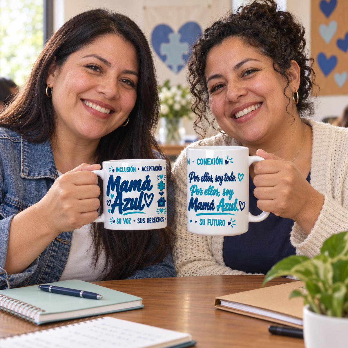 Taza Mamá Azul – Amor, Fuerza y Propósito