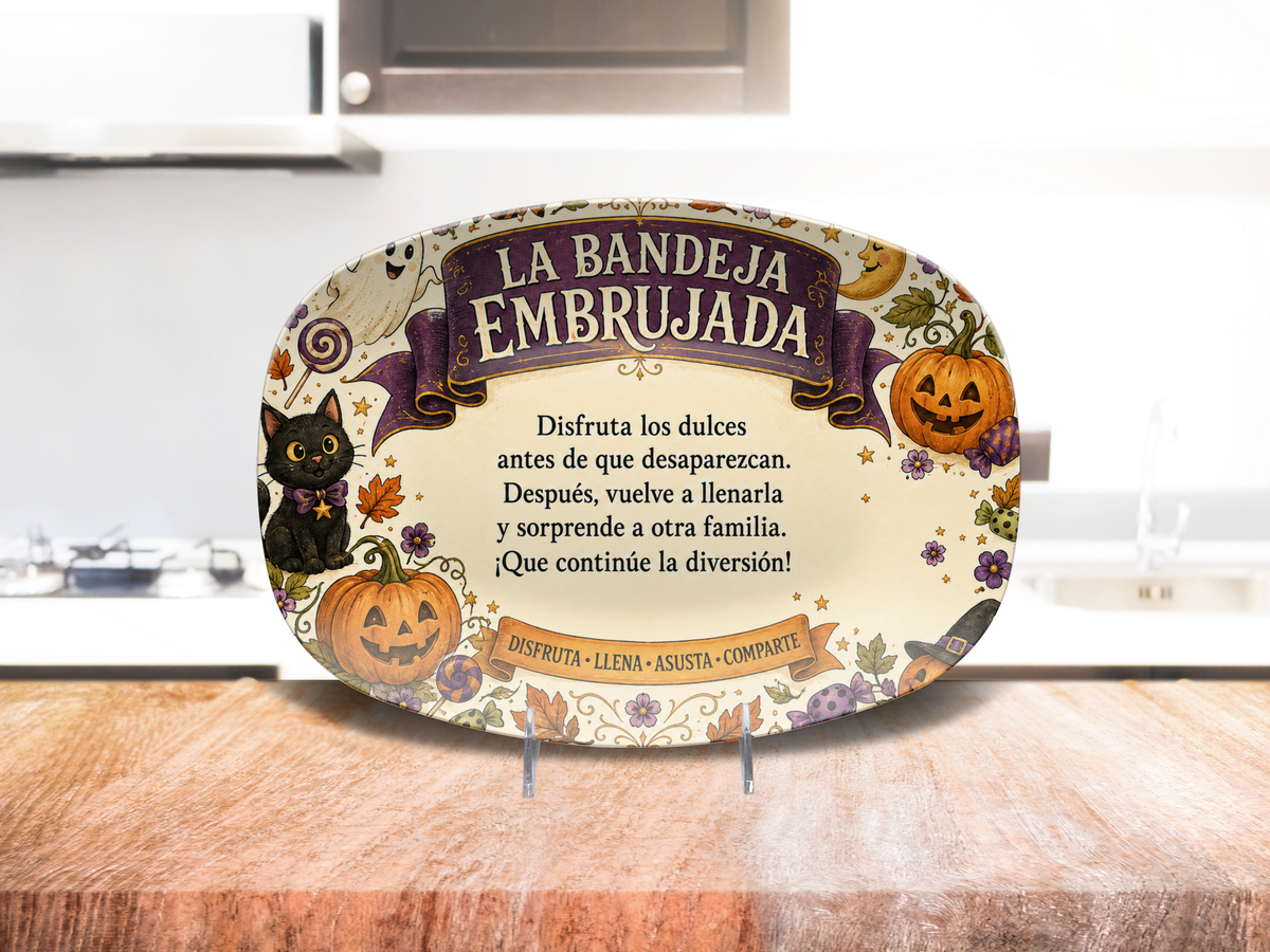 La Bandeja Embrujada – Bandeja de Halloween para Compartir